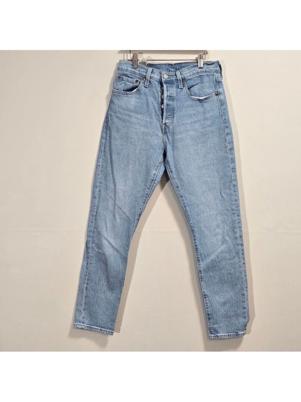 Levi's 501 Classic Light Blue Straight Jeans